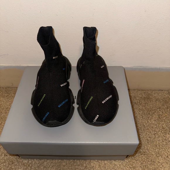 Toddler Balenciaga Sock Trainers Size 25-26 (9c-9.5c) - Picture 7 of 8